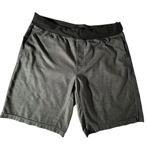 Prana Super Mojo II Shorts Mens XL Gray Heathered Yoga Climbing M33200974